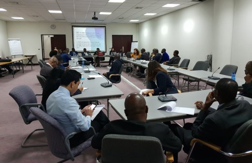 Participants at the self-evaluation workshop on the results of the UNCTAD technical assistance to National Trade Facilitation Committees on 29 November 2018, in Addis Ababa, Ethiopia
