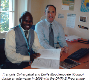 François Oyharçabal and et Emile Moudienguele