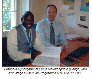 François Oyharçabal and et Emile Moudienguele