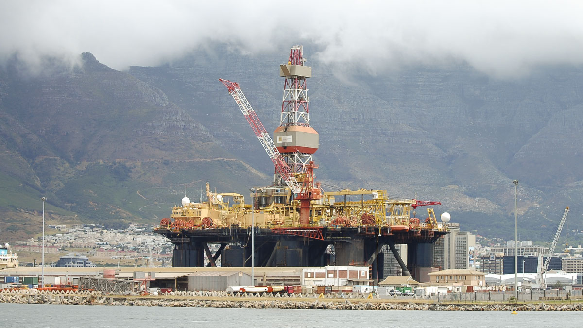 Oil rig, Cape Town, South Africa