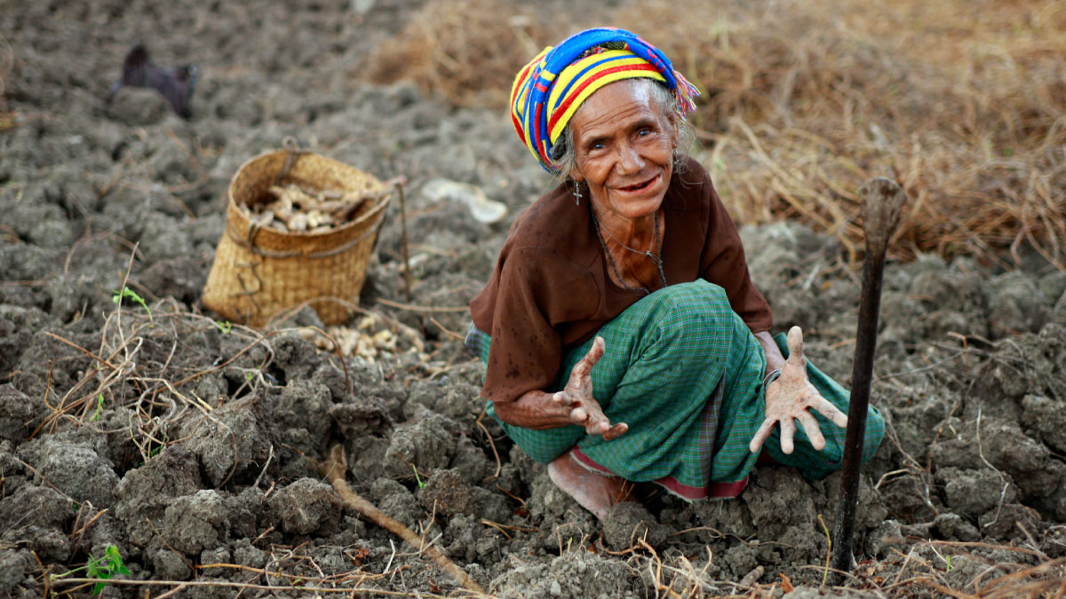 Woman in Timor Leste