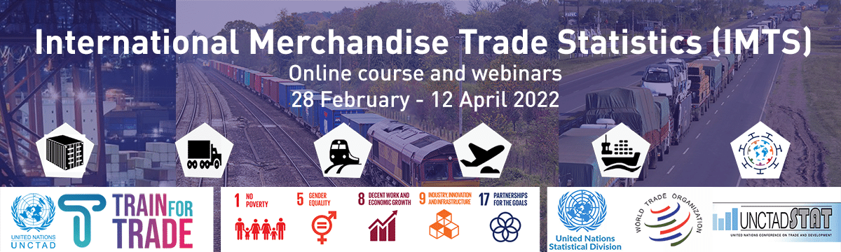 Cours en ligne TrainForTrade « Statistiques du commerce international de marchandises »