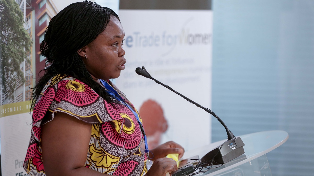 Patricia Yao at UNCTAD's first eTrade For Women masterclass in Côte d'Ivoire