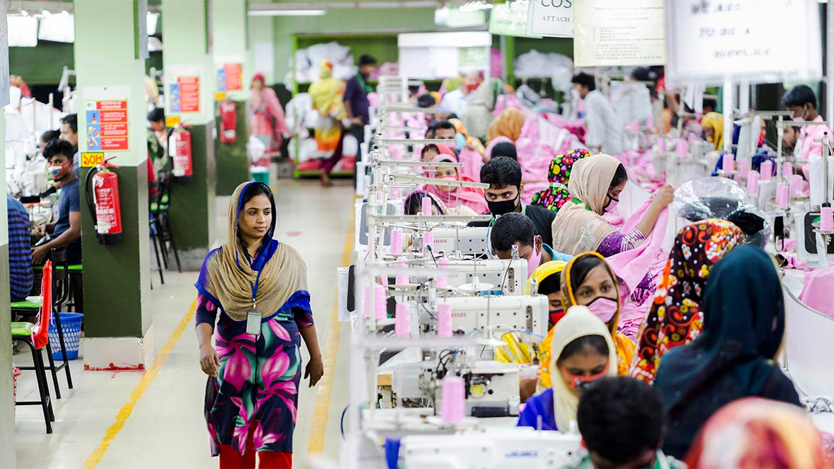 Garment factory in Bangladesh