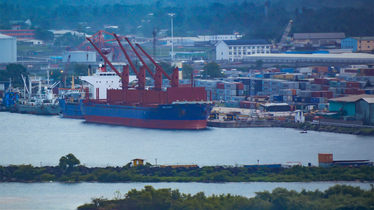 Monrovia port, Liberia