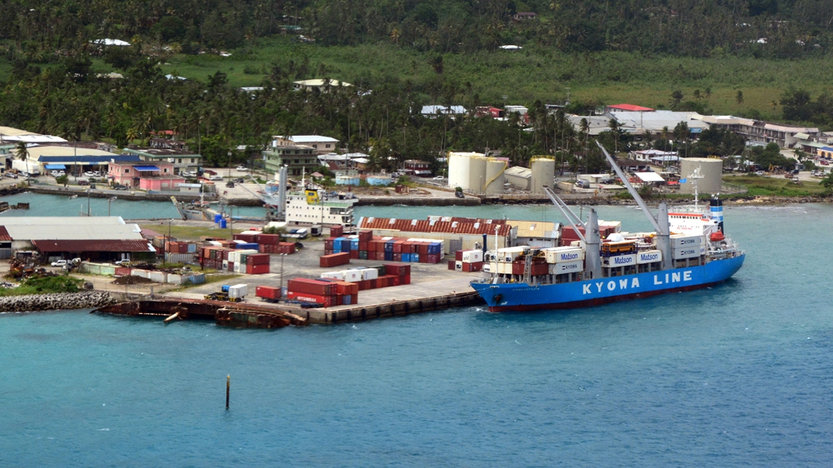 Port in Chuuk, Federated States of Micronesia