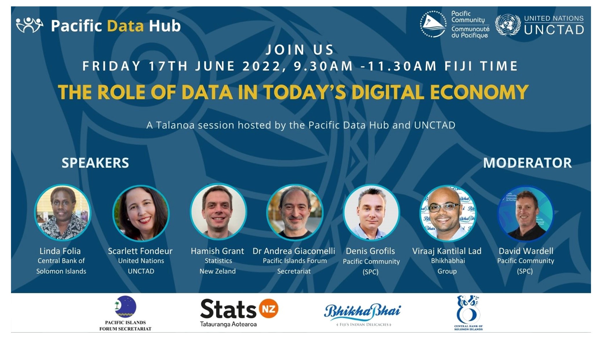 Webinar on the Role of Data in Today's Digital Economy in the Pacific