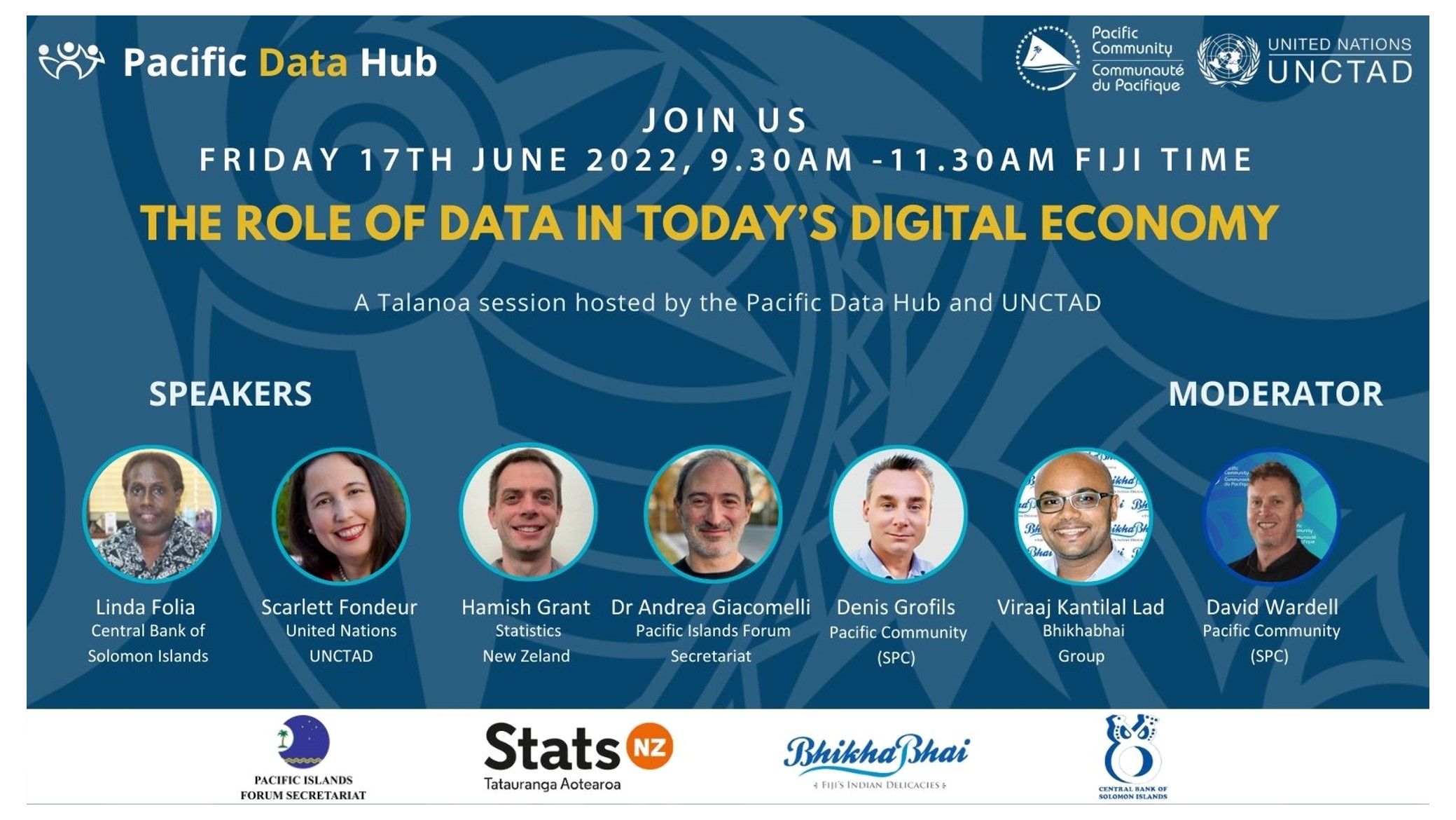 Webinar on the Role of Data in Today's Digital Economy in the Pacific ...