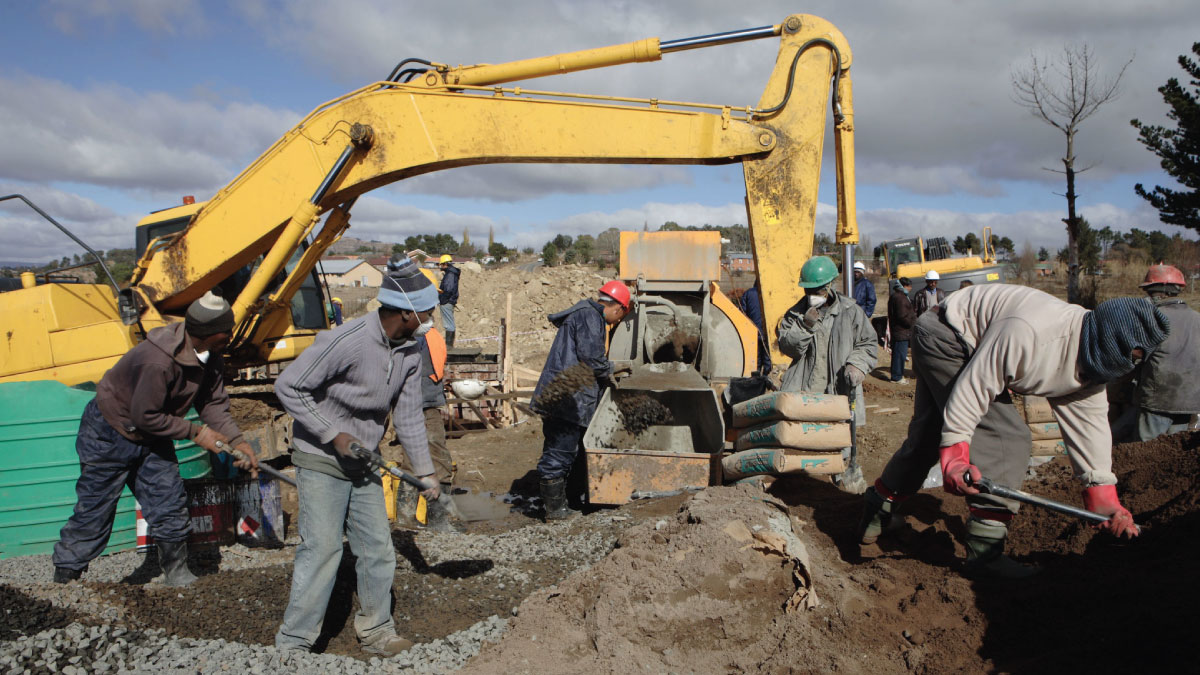 Water system in Lesotho