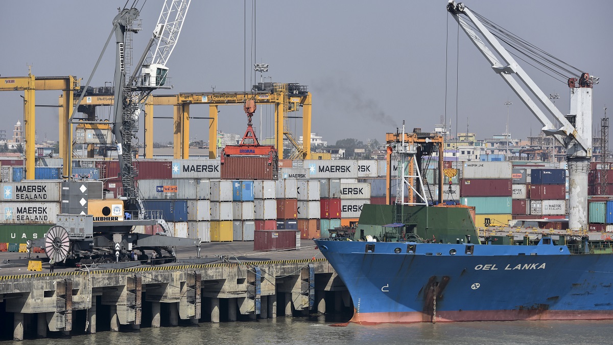 The Chittagong Port, Bangladesh.