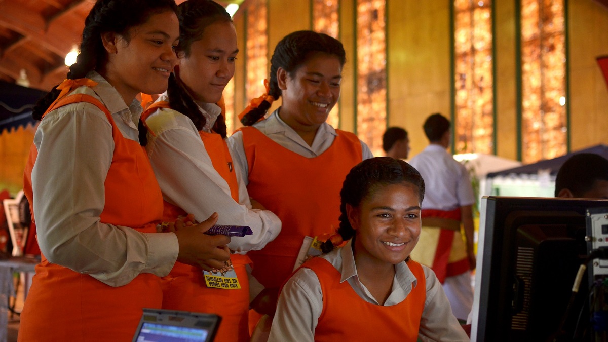 University students in Tonga enjoy high-speed internet.