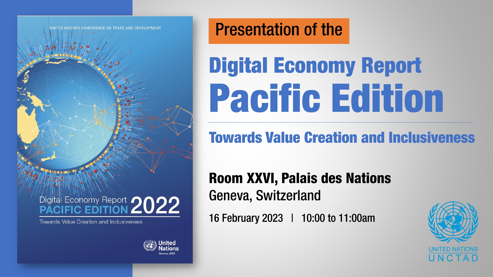 Presentation of the Digital Economy Report: Pacific Edition 2022 