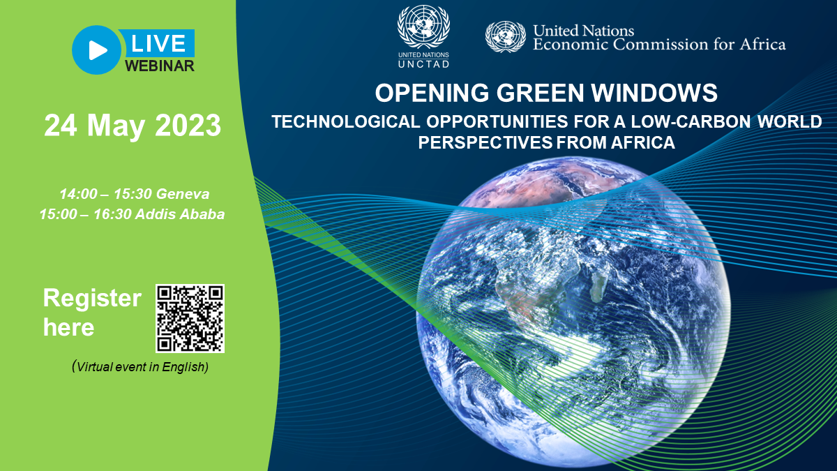 Webinar on opening green windows: Technological opportunities for a low-carbon world – Perspectives from Africa 