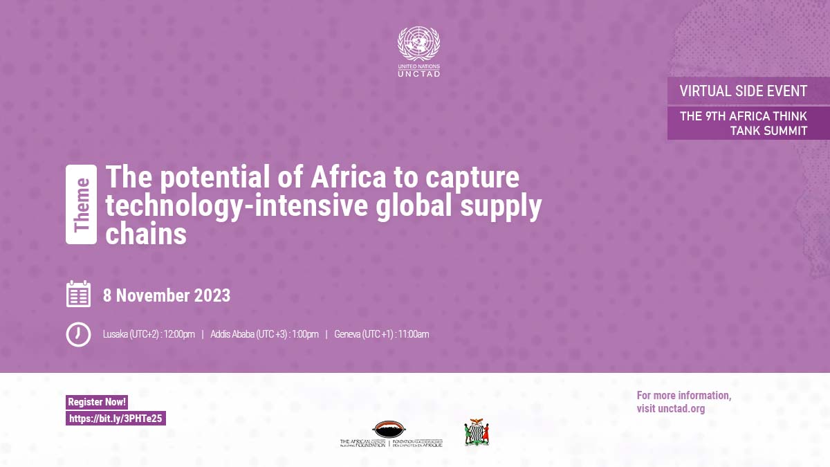 Webinar on the potential of Africa to capture technology-intensive global supply chains