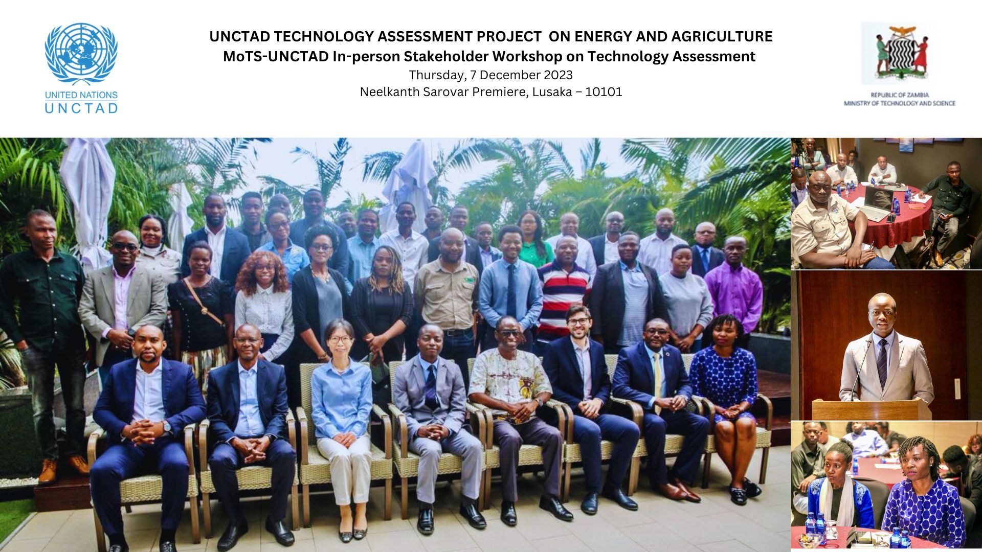 Technology Assessment In-person Stakeholder Workshop in Zambia