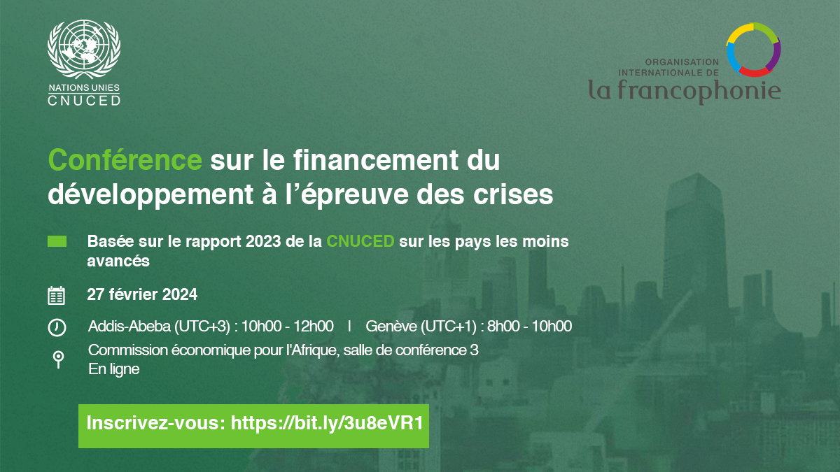 Conférence sur le financement du développement à l'épreuve des crises