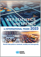 Cover image for Key statistics and trends in international trade 2023