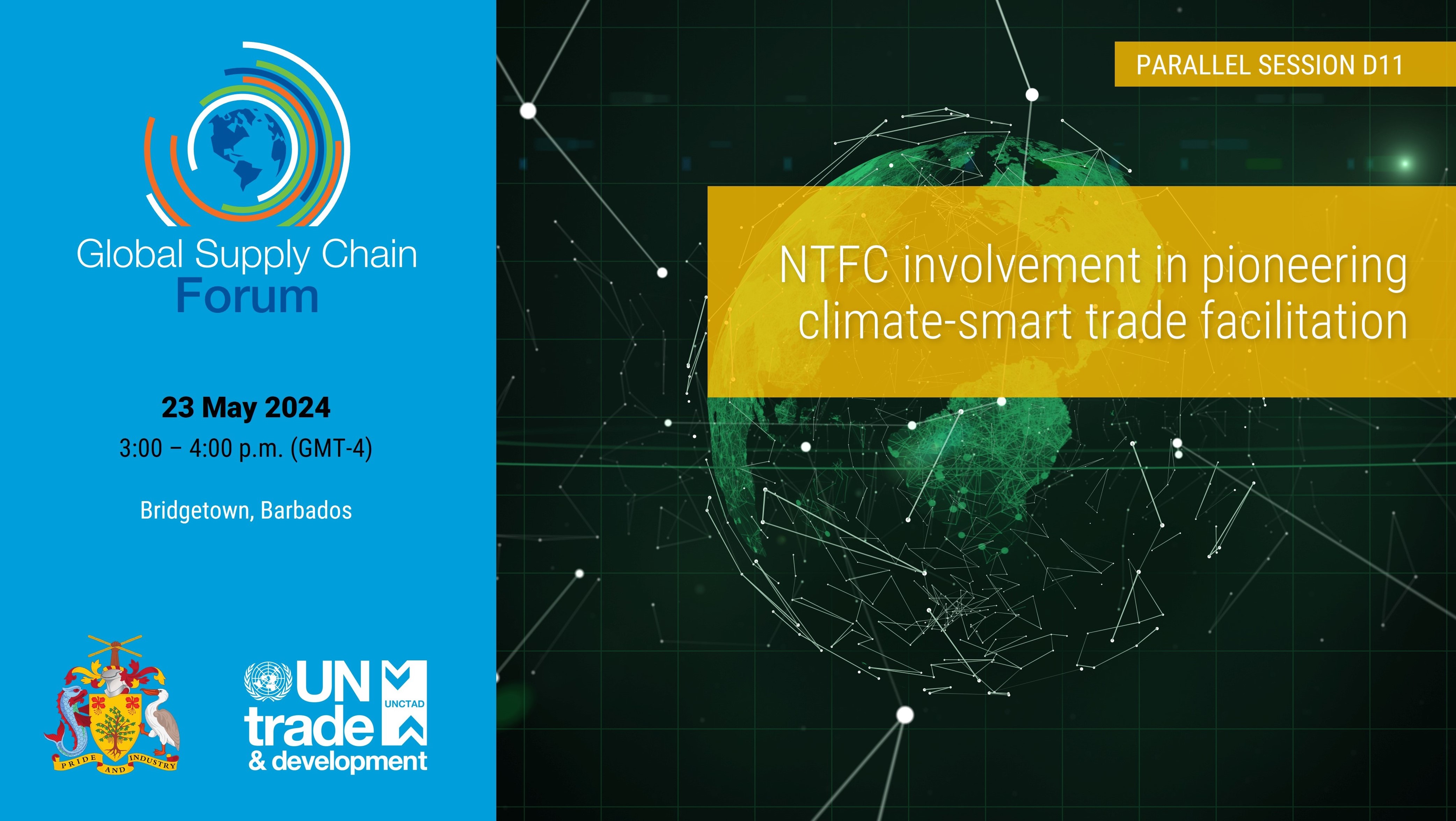 NTFC Session 11: National Trade Facilitation Committees' involvement in pioneering climate-smart trade facilitation