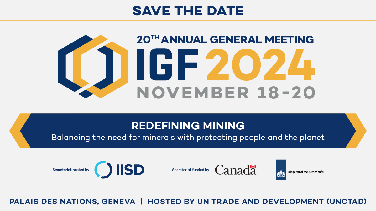2024 Annual General Meeting of the Intergovernmental Forum on Mining, Minerals, Metals and Sustainable Development