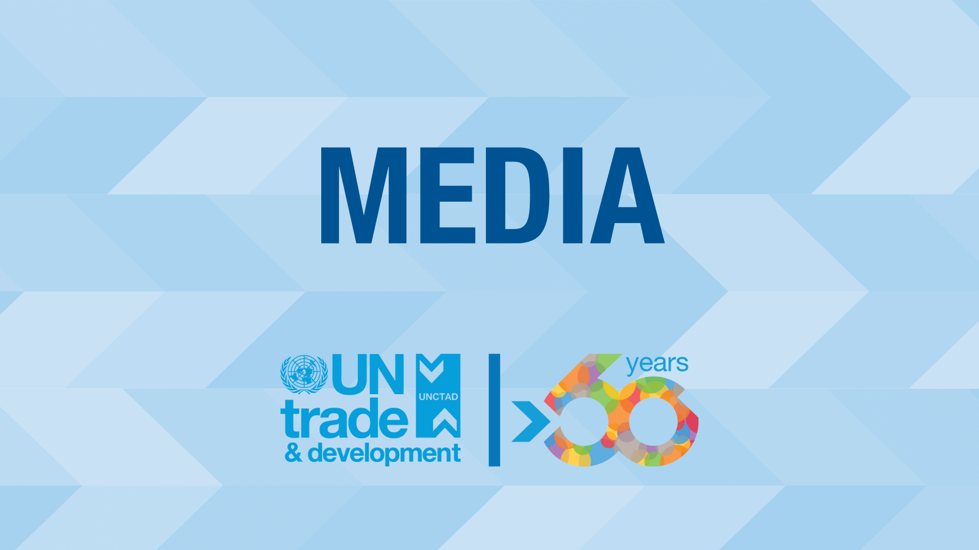 UNCTAD 60th anniversary Media banner