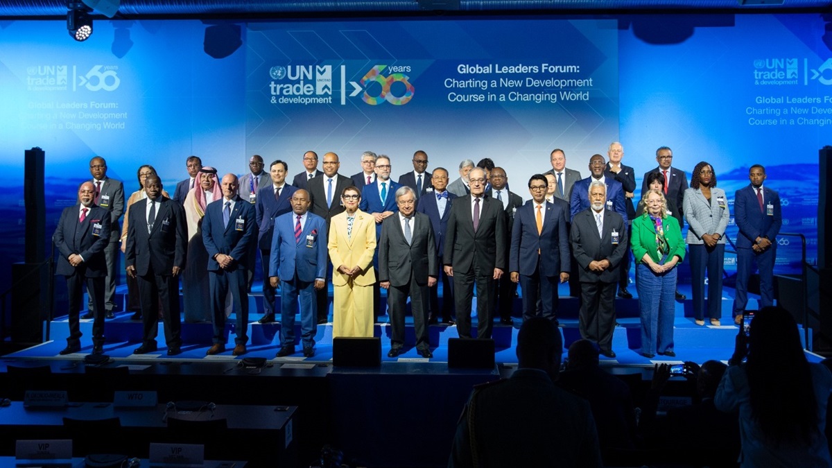 Global leaders at the 60th anniversary of UN Trade and Development