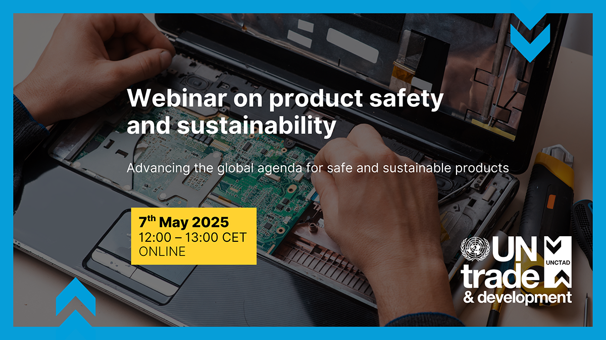 Webinar on product safety and sustainability