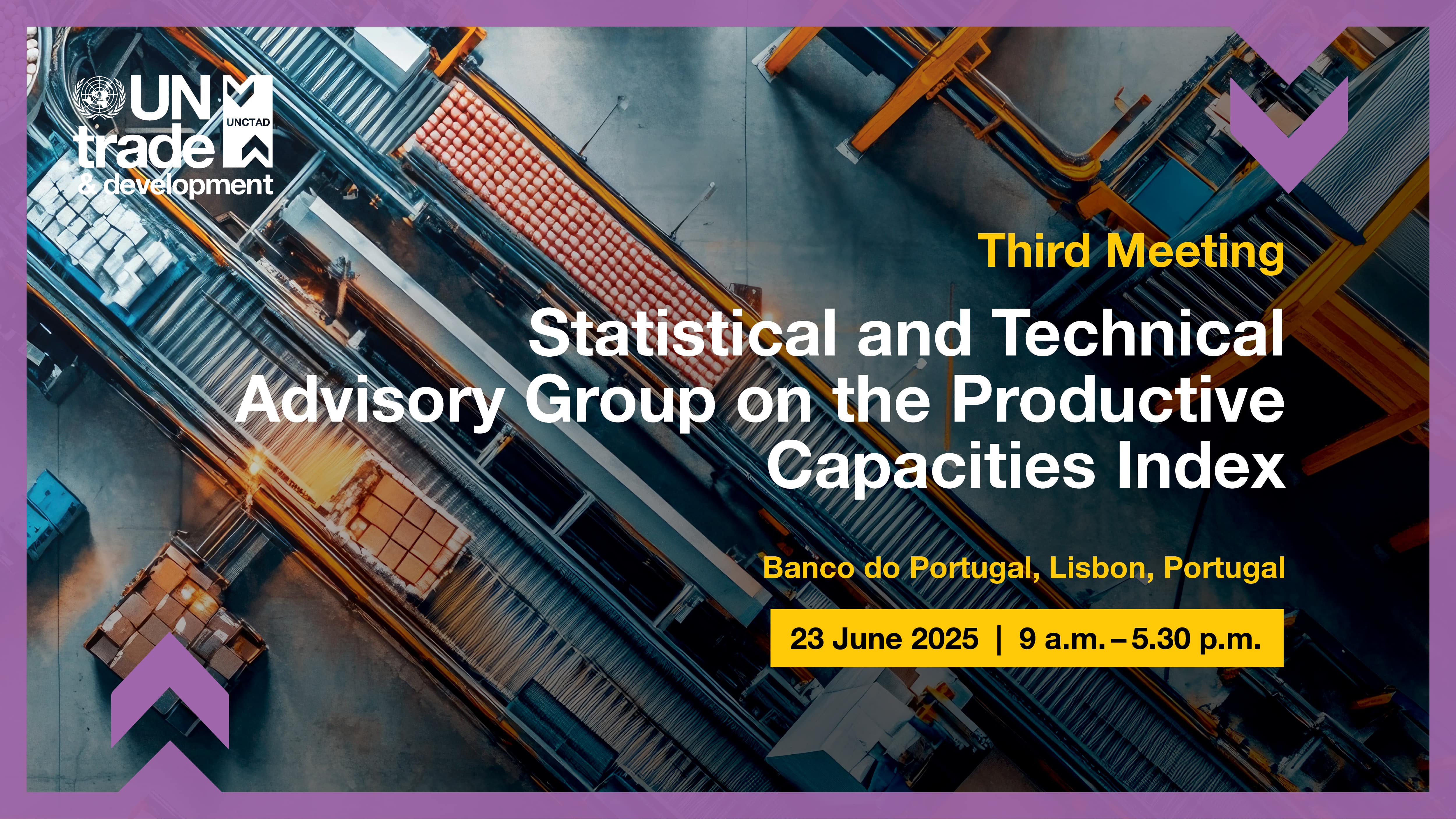 Third meeting of the Statistical and Technical Advisory Group on the Productive Capacities Index (PCI)