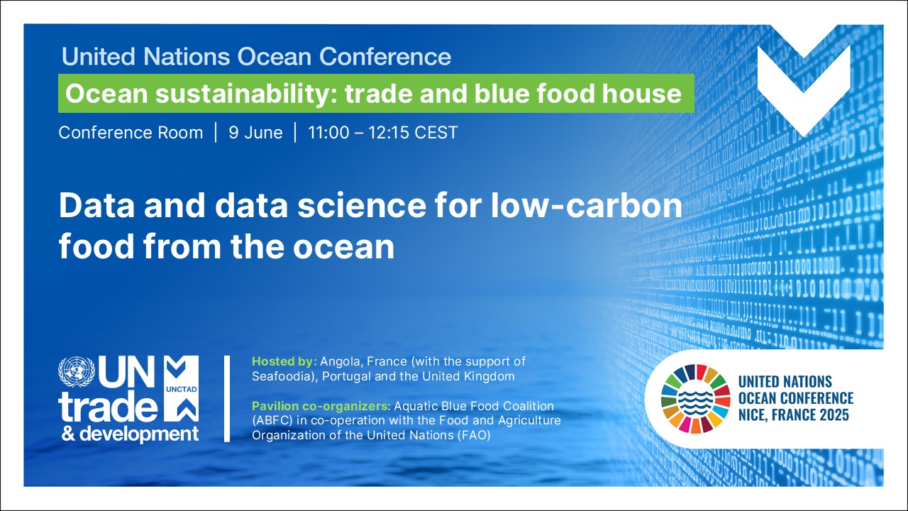 La Baleine event at UNOC3: Data and data science for low-carbon food from the ocean