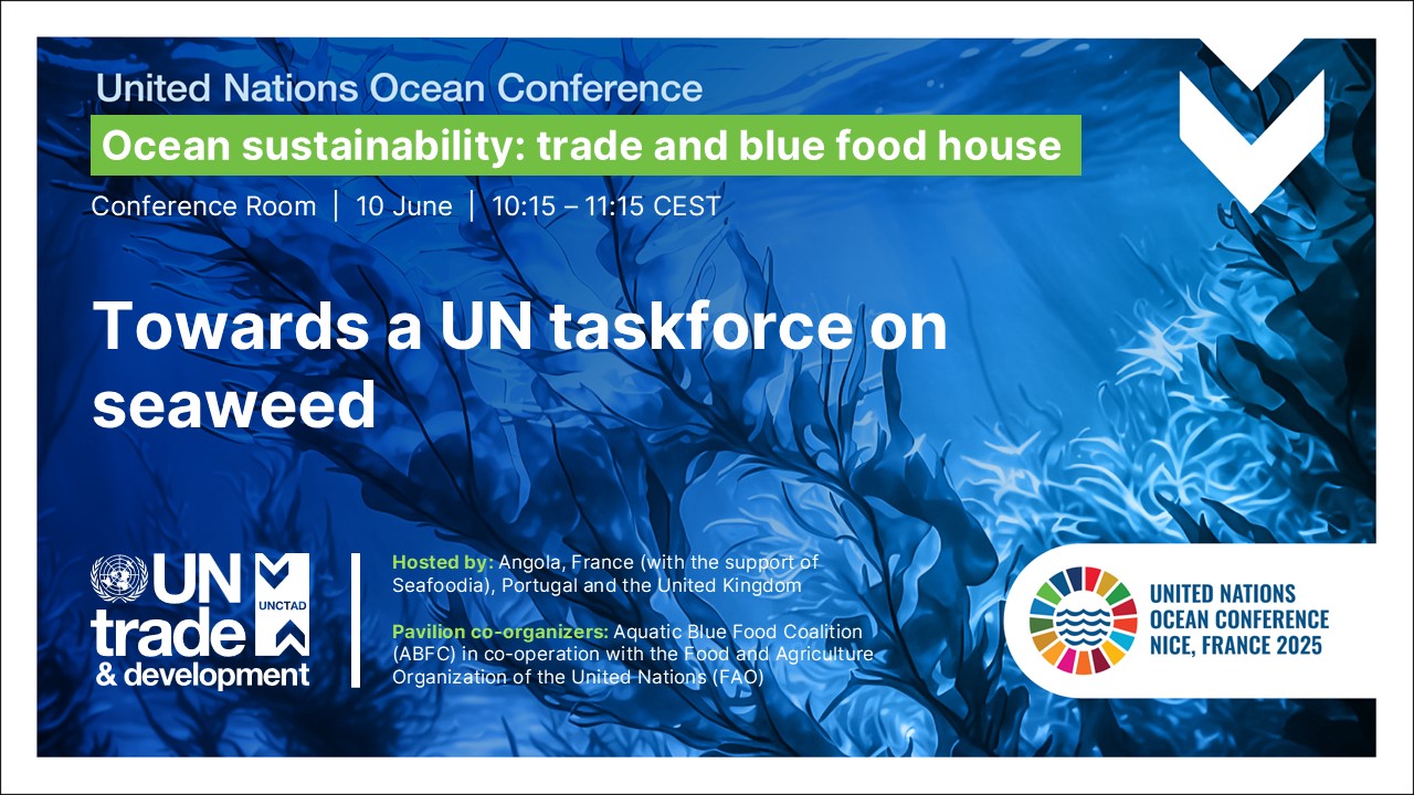 La Baleine event at UNOC3: Towards a UN taskforce on seaweed