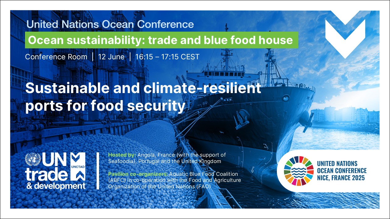 La Baleine event at UNOC3: Sustainable and climate-resilient ports for food security