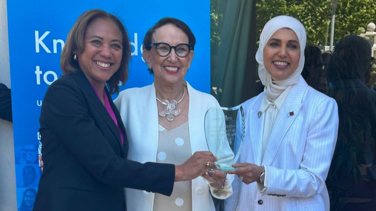 UNCTAD cheif Rebeca Grynspan receives the 2024 Doha Best Negotiator Award