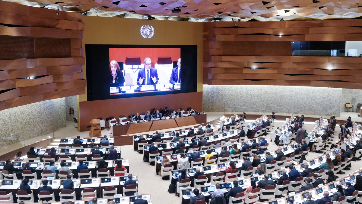 Deputy Secretary-General Pedro Manuel Moreno (middle on-screen) opened the 9th United Nations Conference on Competition and Consumer Protection on 7 July in Geneva