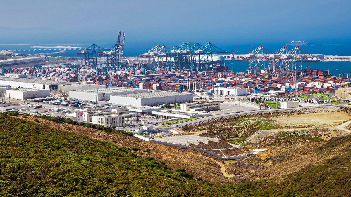 Tangier Port, Morocco.