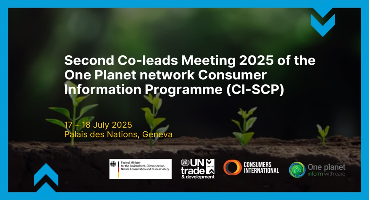 Second co-leads meeting of the Consumer Information Programme (CI-SCP)