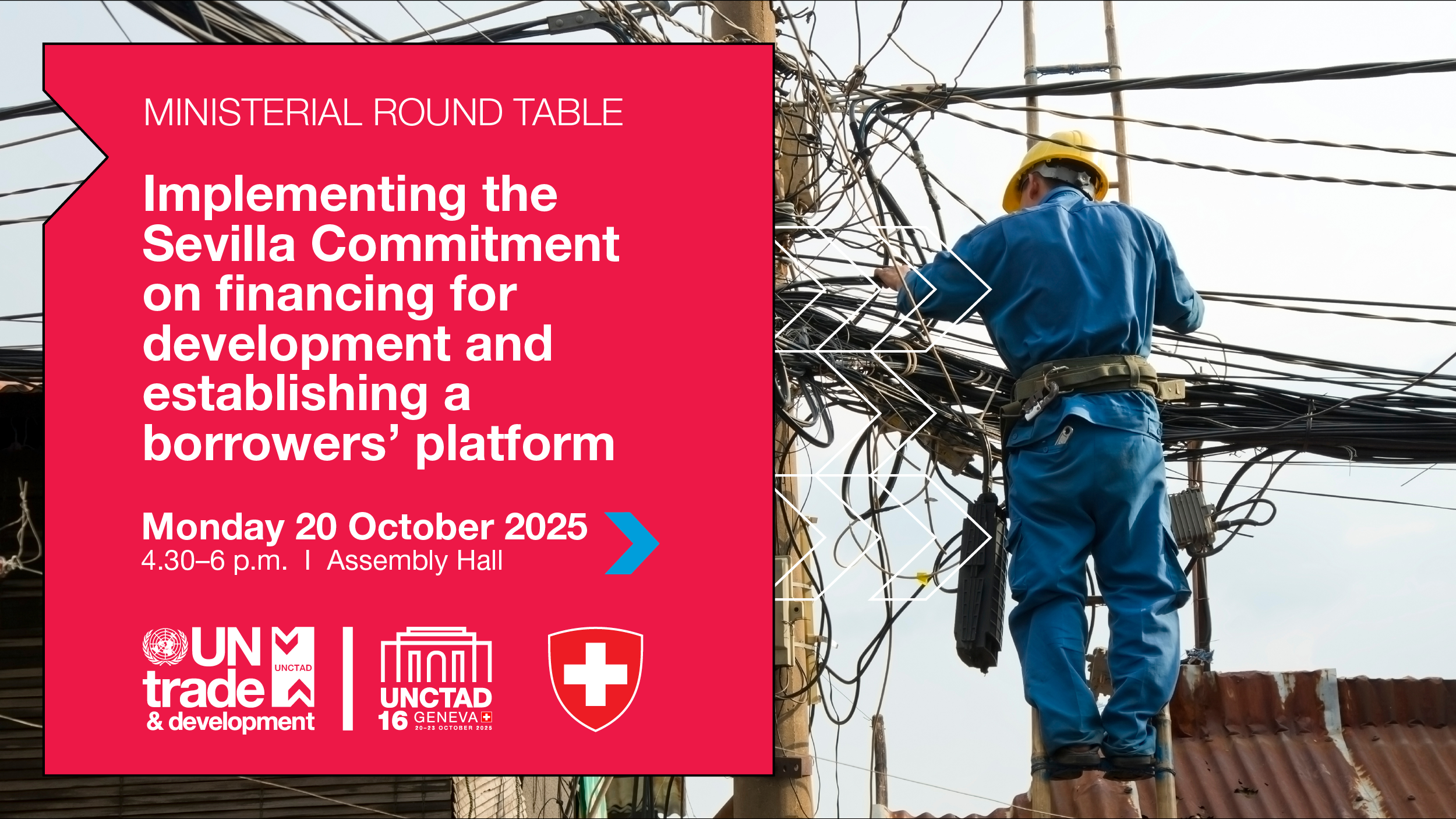 UNCTAD16 ministerial roundtable on implementing the Sevilla Commitment on financing for development and establishing a borrowers' platform