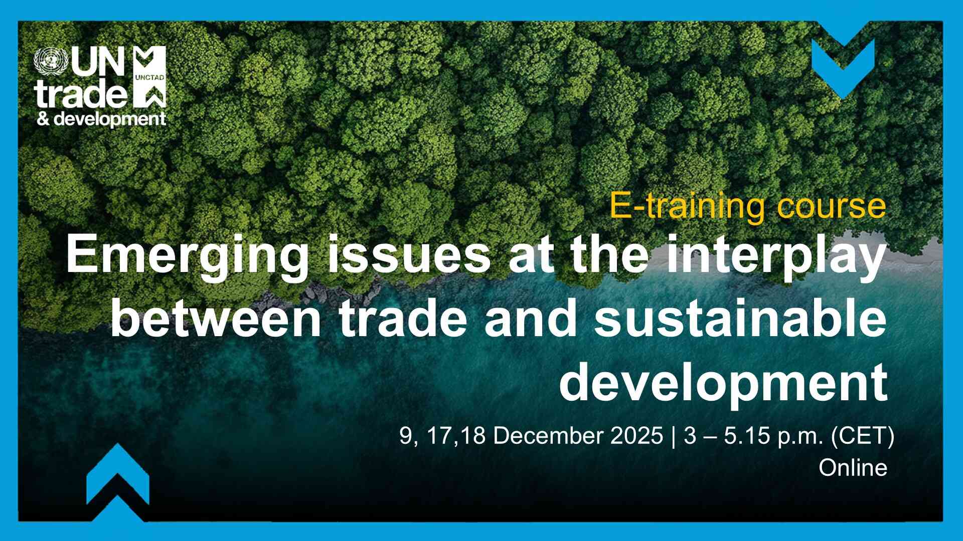 UNCTAD E-training title