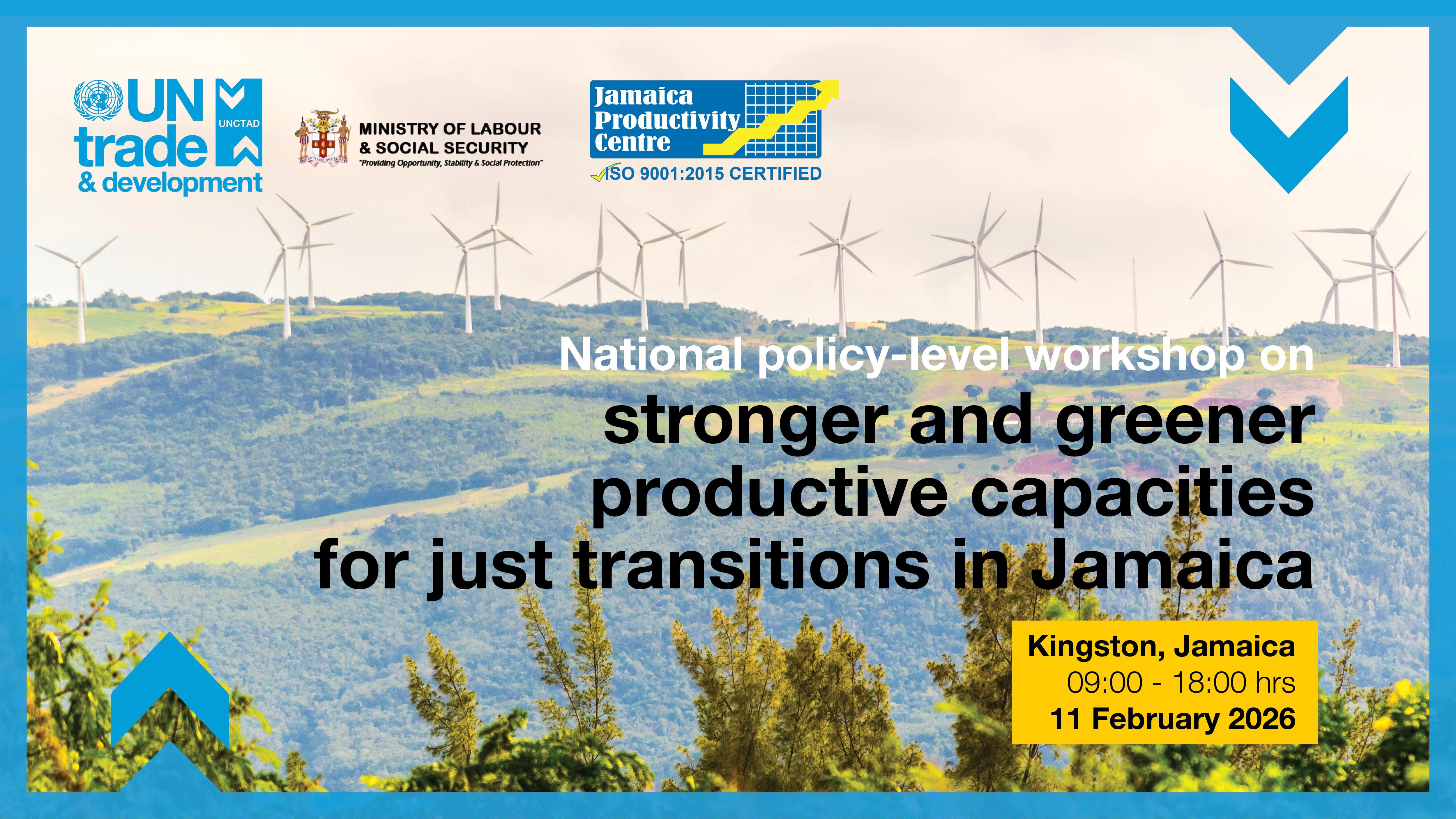 Jamaica policy workshop on productive capacities