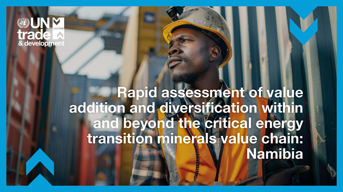 African man at work with containers 