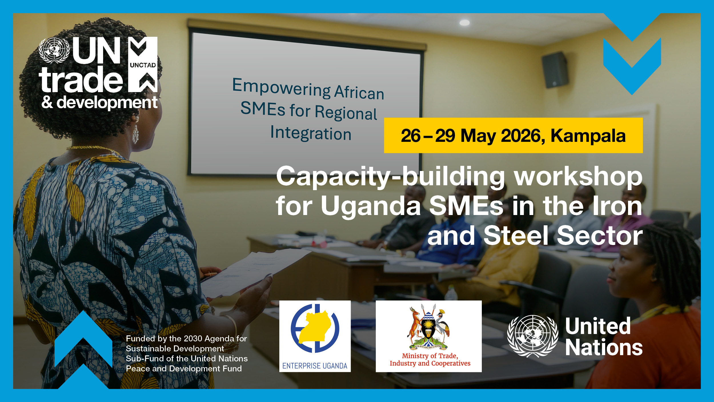 Kampala SME training workshop banner