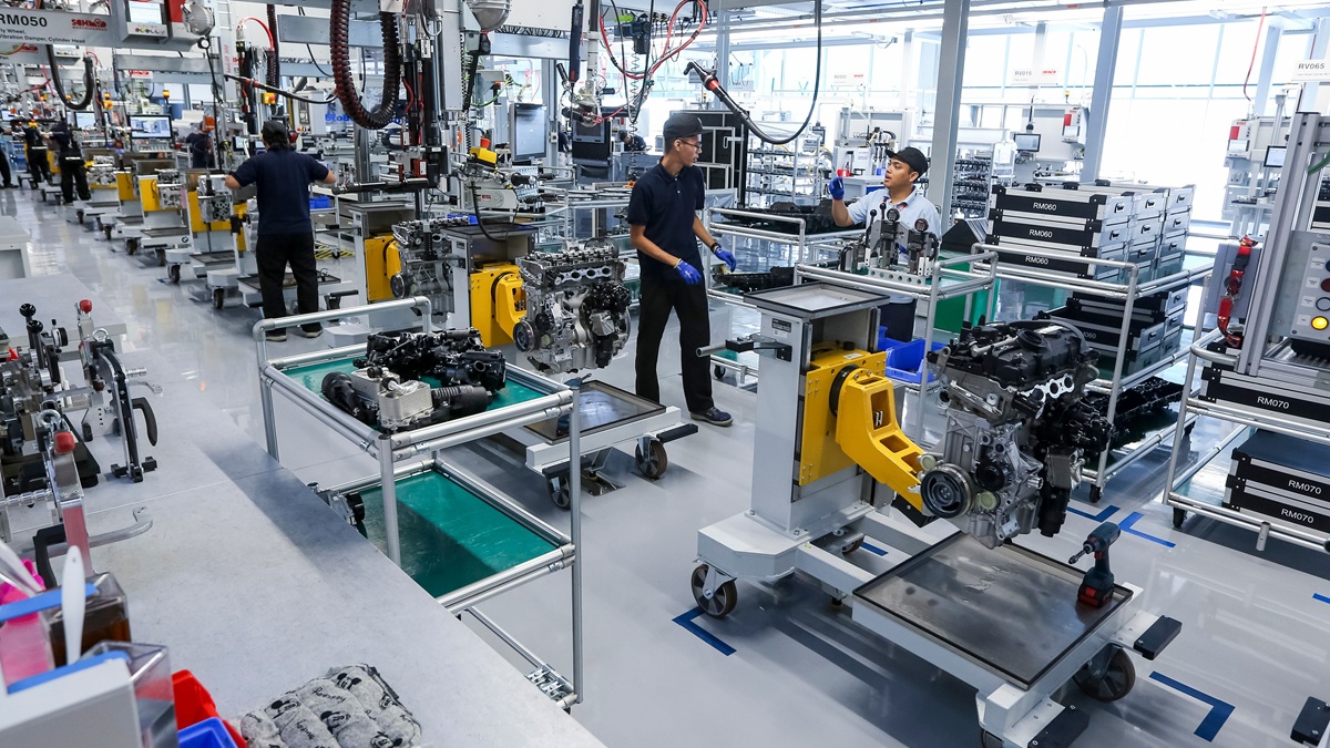 An engine assembly plant in kedah, Malaysia.