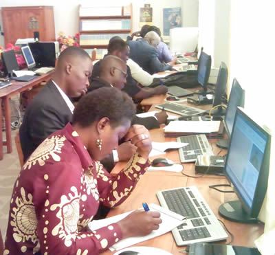 Participants of the distance-learning course, Togo