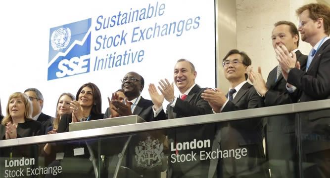UNCTAD Secretary-General opening the London Stock Exchange