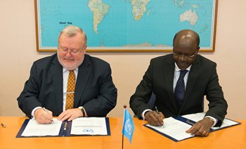Ambassador Hoscheit and Dr. Mukhisa Kituyi