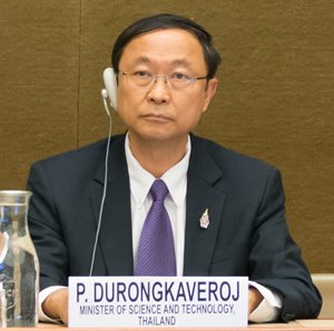 Thailand's Minister of Science and Technology Pichet Durongkaveroj