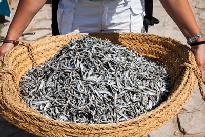 Fish in a basket