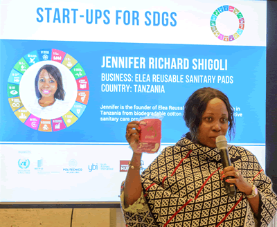 Woman entrepreneur from Tanzania wins “Start-up for SDGs” contest