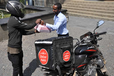 Feleg Tsegaye of Deliver Addis
