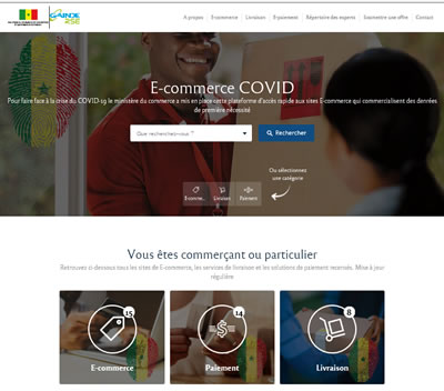 Senegal's COVID-19 e-commerce platform
