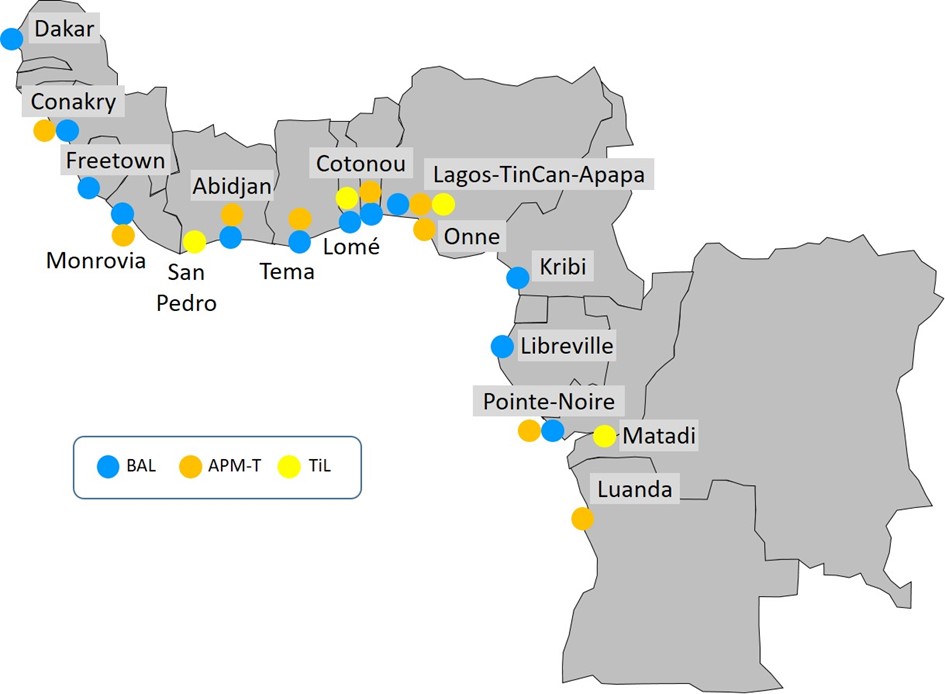 Concentration of containerized shipping and handling services The