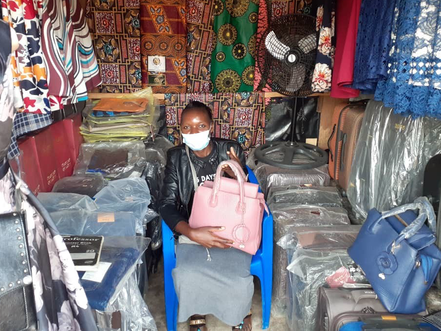 Charity Chimphamba in her store